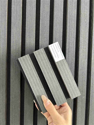 MDF Acoustic Phab Ntsa Panels Eco Friendly Sab Hauv Tsim